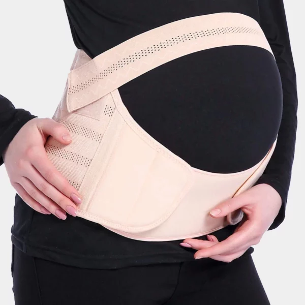 Double Support Maternity Belt Maternity Belly Band - Double Support Pregnancy Belt For Back & Abdomen Belly Support During Pregnancy